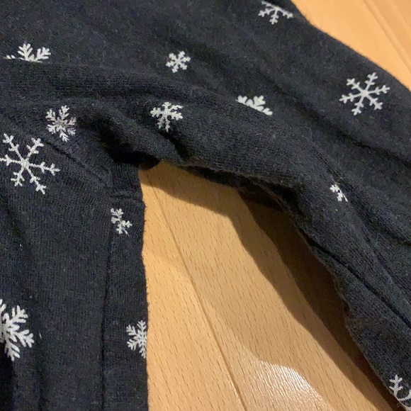 🧸2/$40 Ladies Faded Glory Snowflake hooded housecoat - size Small - Picture 11 of 12